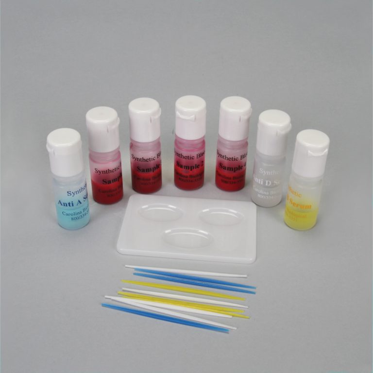 Blood Typing with Simulated Blood